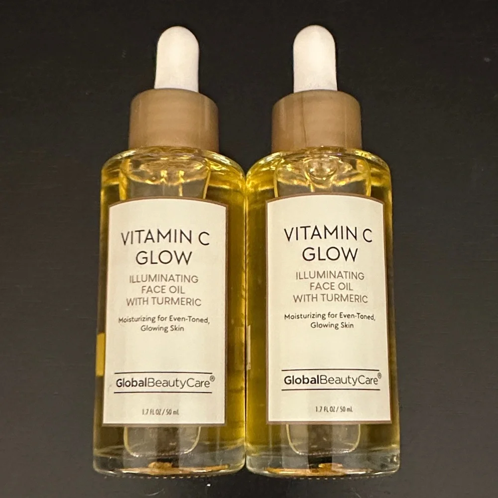 2 Global Beauty Care Vitamin C Glow Illuminating Face Oil with Turmeric